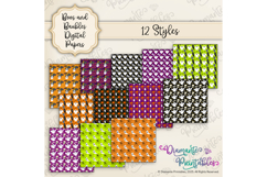Boos and Baubles: A Whimsical Halloween Paper Pack | PNG Product Image 5