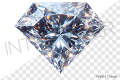 Brilliant round cut luxury gemstone PNG clipart diamond Product Image 1