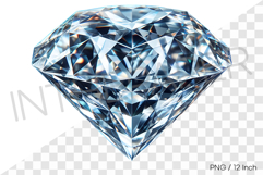 Sparkling triangle cut precious jewel PNG gemstone clipart Product Image 1