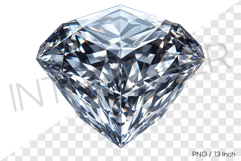 Flat top baguette cut precious crystal PNG gemstone clipart Product Image 1