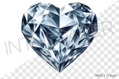 Romantic heart shape lovely gemstone PNG gemstone clipart Product Image 1