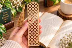 Diamond Bookmark SVG Laser Cut File Product Image 1