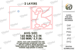 Diamond Mosaic Blanks Bundle Laser Cut. Diamond Painting SVG Product Image 3