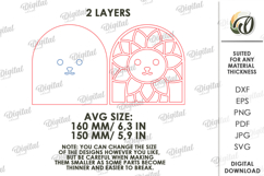 Diamond Mosaic Blank Laser Cut. Diamond Painting SVG. Lion Product Image 2