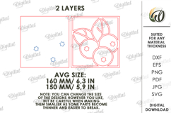 Diamond Mosaic Blank Laser Cut. Diamond Painting SVG. Berry Product Image 2