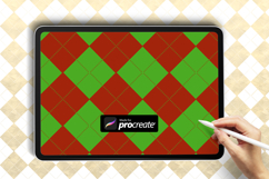 Diamond Pattern Procreate Brush