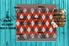 Harlequin Plaid Ombre SS16 30oz Rhinestone Pattern Product Image 1