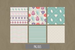 Diamond with Vintage Color Seamless Pattern Paper Packs Product Image 1