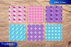 Diamond with Vintage Color Seamless Pattern Paper Packs Product Image 1