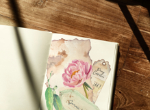 Peonies Watercolor Journal Kit Product Image 9