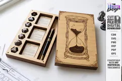 Dice and Miniature Holder Laser Cut | Wooden Dice Vault |CNC Product Image 1
