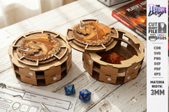 Wooden Dice Boxes Laser Cut Bundle | Tabletop Game Organizer Product Image 7