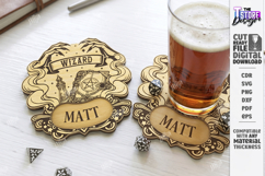Dice Coasters Laser Cut Bundle | RPG Design | Cup Coasters Product Image 5