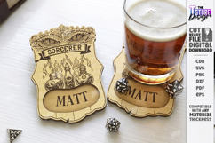 Dice Coasters Laser Cut Bundle | RPG Design | Cup Coasters Product Image 11