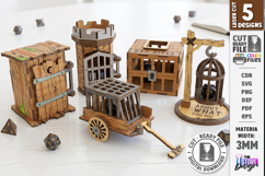 Dice Jail Laser Cut Bundle | RPG Tabletop Gaming Accessories Product Image 1