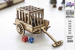 Dice Jail Laser Cut | RPG Tabletop Gaming Accessories | CNC Product Image 1