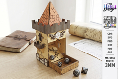 Dice Tower Laser Cut Bundle | Tabletop Gaming Castle | CNC Product Image 7