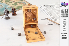 RPG Dice Tower Laser Cut Bundle | Board Games | Catapult SVG Product Image 2