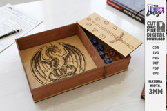 Dice Tray Laser Cut Bundle | Fantasy Design |RPG Accessories Product Image 2