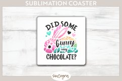 Did Bunny Say Chocolate v2 Square Coaster Sublimation Product Image 1