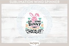 Did Bunny Say Chocolate v4 Wind Spinner Sublimation Product Image 1