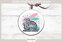 Did Bunny Say Chocolate v7 Round Keychain Sublimation Product Image 1