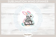 Did Bunny Say Chocolate v8 Wind Spinner Sublimation Product Image 1