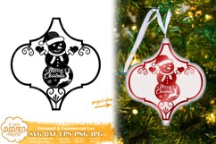 Arabesque Christmas Ornament Bundle, Arabesque TIle SVG Product Image 4