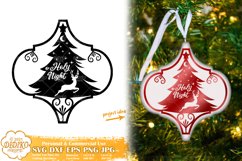 Arabesque Christmas Ornament Bundle, Arabesque TIle SVG Product Image 6