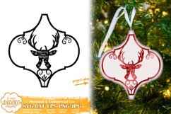 Arabesque Christmas Ornament Bundle, Arabesque TIle SVG Product Image 2