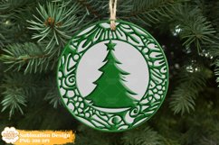 3D Christmas Ornament Sublimation Bundle, Winter Ornament Product Image 2