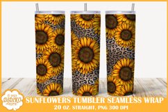 Sunflowers Tumbler Sublimation Bundle, 20 oz Summer Tumbler Product Image 4