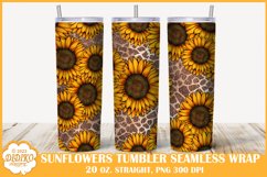 Sunflowers Tumbler Sublimation Bundle, 20 oz Summer Tumbler Product Image 5