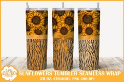 Sunflowers Tumbler Sublimation Bundle, 20 oz Summer Tumbler Product Image 12