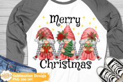 Christmas Gnome Png Sublimation, Tis the Season Png Product Image 1
