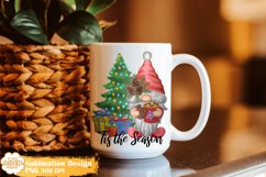 Christmas Gnome Sublimation, Tis The Season Png Product Image 2