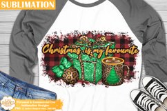 Christmas Leopard Sublimation, Animal Print Christmas, Plaid Product Image 1