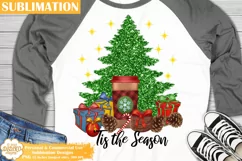 Cozy Christmas Sublimation, Tis The Season Png Product Image 1