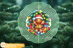 Christmas Wind Spinner Png Sublimation, Holiday Wind Spinner Product Image 1