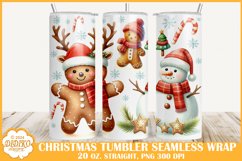 Christmas Tumbler Sublimation,20 oz Holiday Tumbler Wrap Png Product Image 1