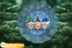 Christmas Gnomes Wind Spinner Png, Holiday Wind Spinner Png Product Image 1