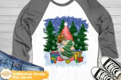 Christmas Gnome Sublimation Png, Winter Gnome Png Clipart Product Image 2