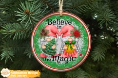 Christmas Ornament Sublimation Bundle, Gnome Ornament Png Product Image 5