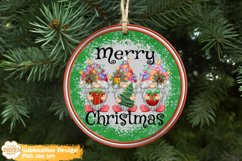 Christmas Gnomes Ornament Sublimation, Holiday Ornament Png Product Image 1