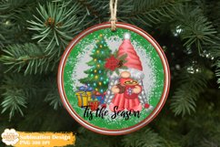 Christmas Ornament Sublimation Bundle, Gnome Ornament Png Product Image 13