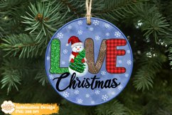 Christmas Ornament Sublimation, Snowman Ornament Bundle Png Product Image 6