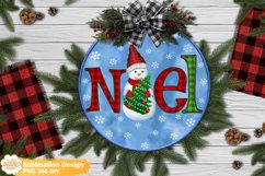 Christmas Ornament Sublimation, Snowman Ornament Bundle Png Product Image 8
