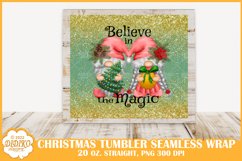 Christmas Gnomes Tumbler Sublimation, 20 oz Believe in Magic Product Image 2