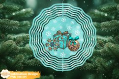 Christmas Wind Spinner Png Sublimation, Winter Wind Spinner Product Image 1
