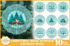 Christmas Wind Spinner Bundle Subli,Winter Spinner Png Product Image 1
